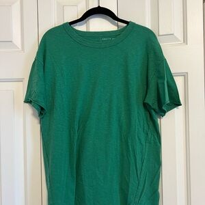 American Eagle Outfitters Green Crew Neck T-Shirt